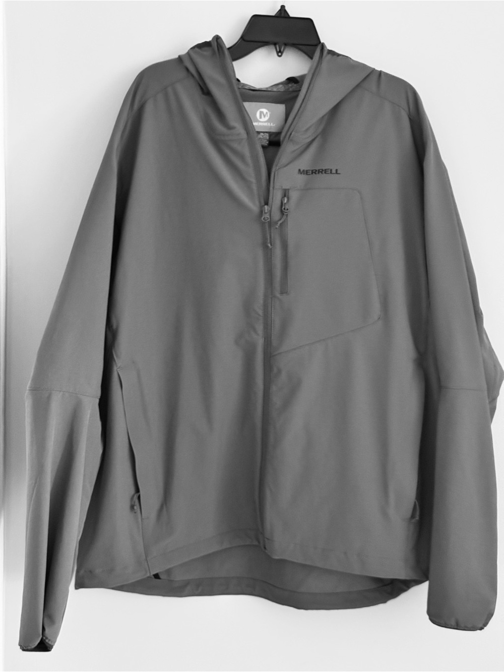 NWOT Merrell Men's Hooded soft-shell Jacket - Gray